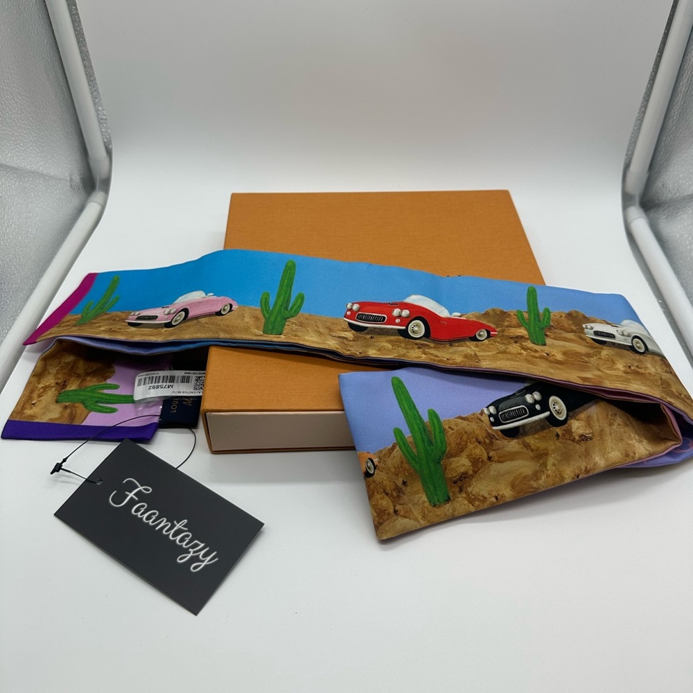 (SOLD) Louis Vuitton RARE Cactus Garden Desperado Twilly Bandeau M75892